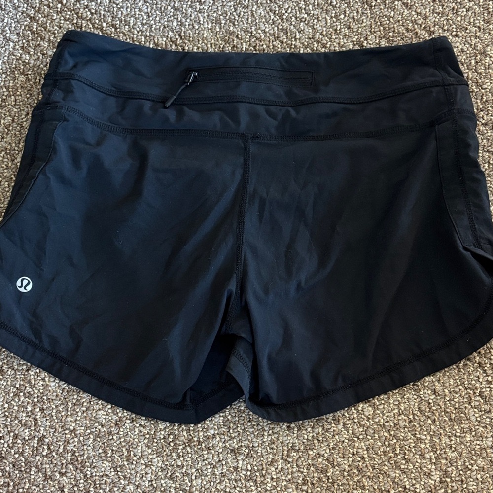 lululemon athletica Women's Classic Black Athletic Shorts